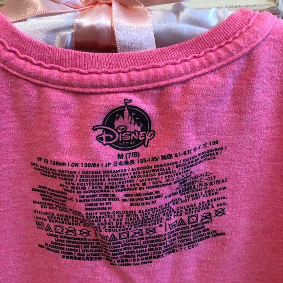 Disney Minnie and Mickey Girls Pink Tshirt - Picture 2 of 2